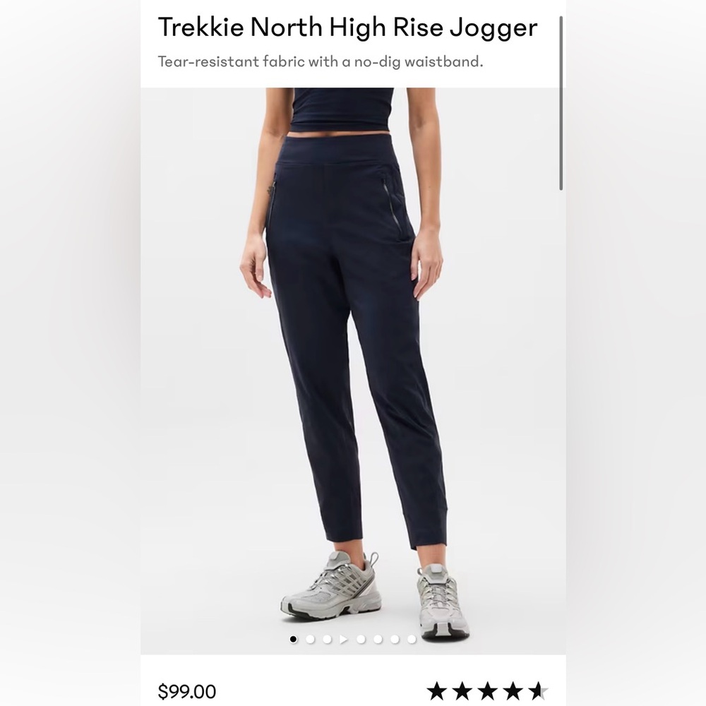 Athleta Trekkie North High Rise Jogger - Black